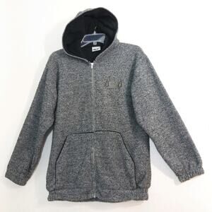 Cityscape Canada textured grey hoodie Camaloch S